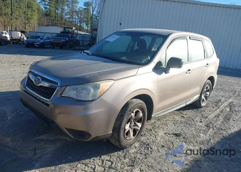 2014 Subaru Forester 2.5I from USA, damaged, VIN JF2SJAAC5EH507040